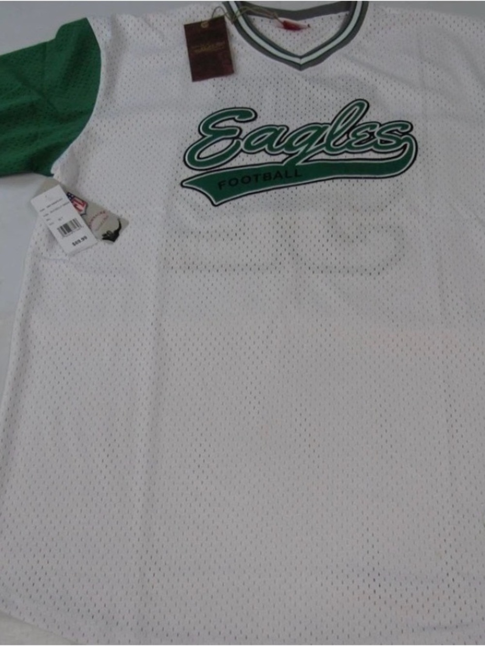 MITCHELL & NESS Big & Tall 5XL Reggie White Eagles Shirt Jersey